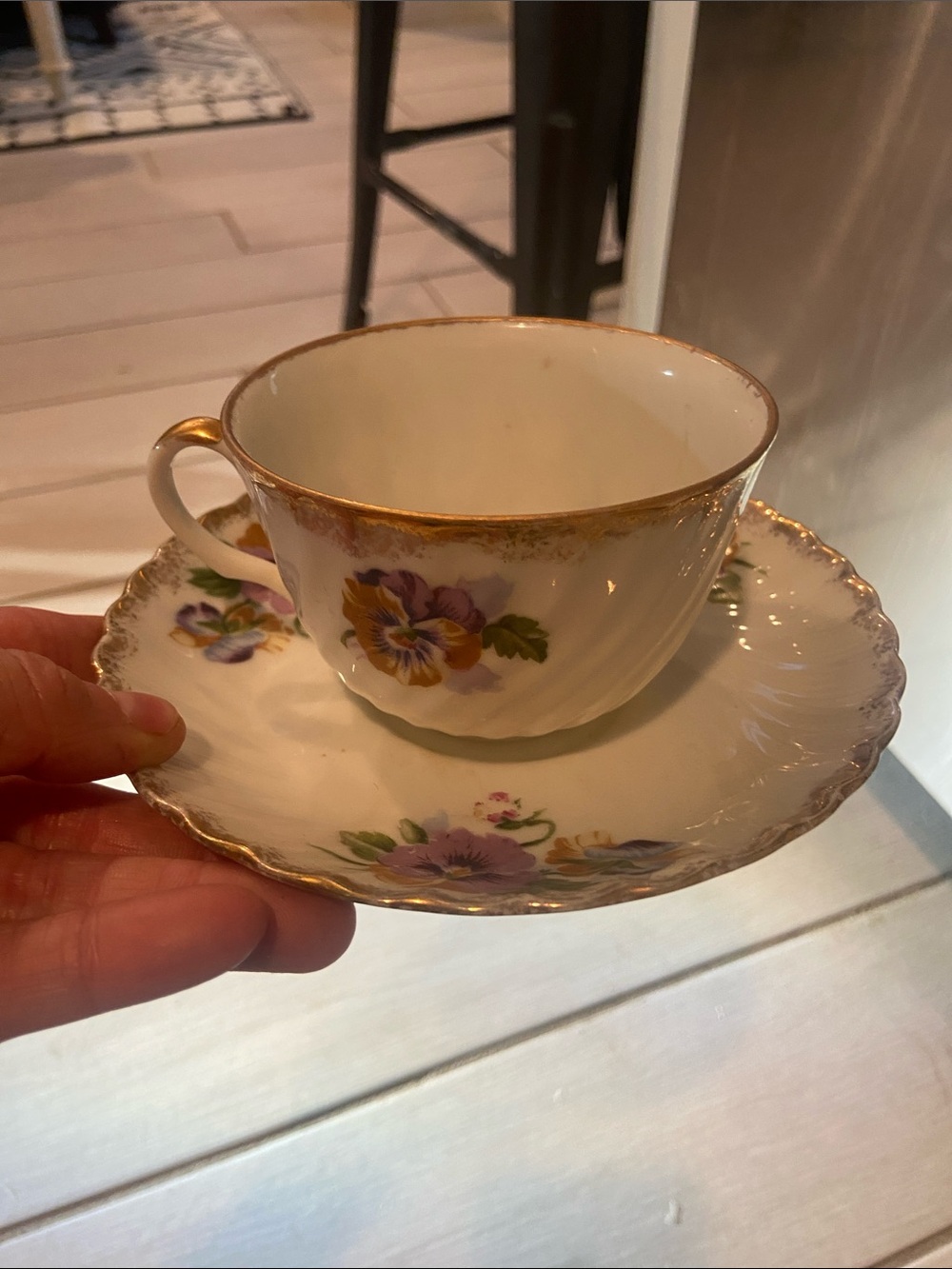 Elegant tea cup